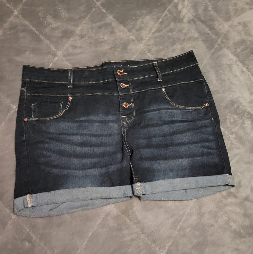 Blue Savvy Size 18 High Waist Shorts
